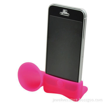 Silicone Speaker with Stand, Works with iPhone 5